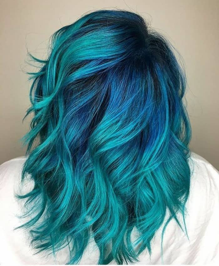 mantener el cabello turquesa