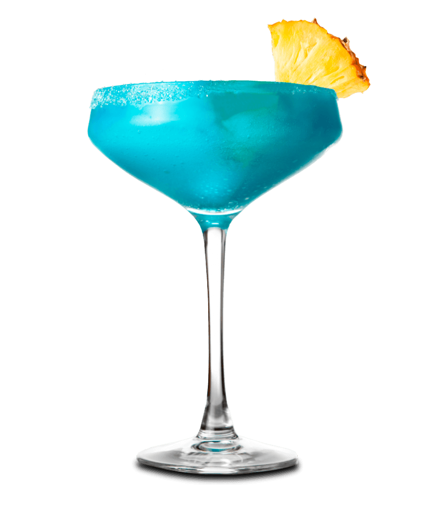 Bebidas color turquesa